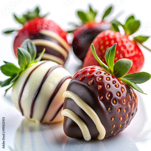 strawberry and chocolatefood, chocolate, sweet, dessert, fruit, candy, christmas, strawberry, holiday, red, isolated, delicious, berry, macaroon, decoration, tasty, sugar, cake, gourmet, praline, heal photo