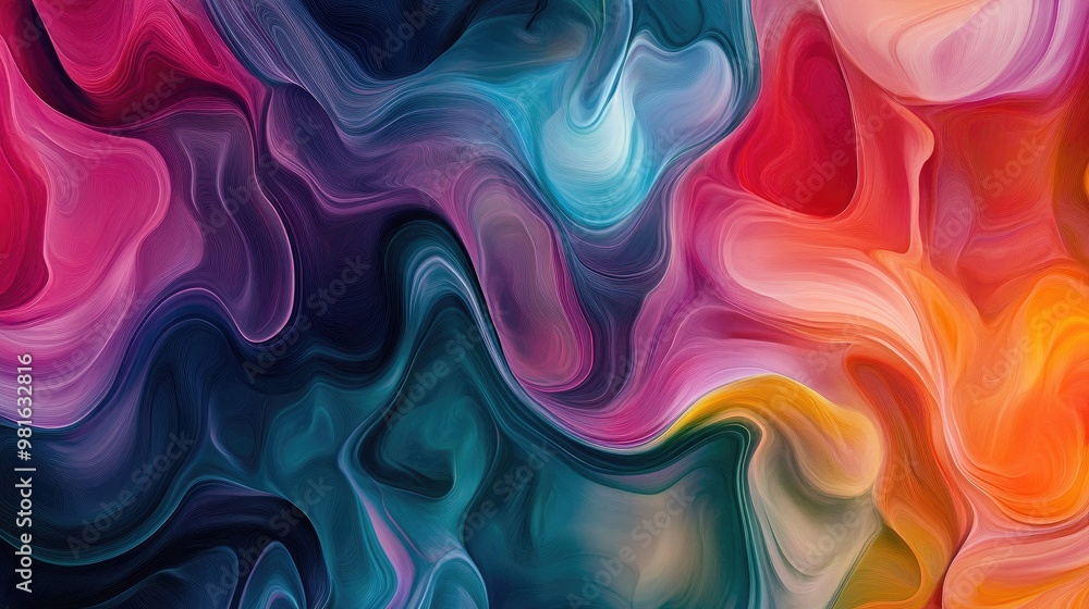 Beautiful natural pattern with flowing shapes and vibrant colors, forming an intricate and colorful abstract texture Beautiful natural pattern with flowing shapes and vibrant colors, forming an intricate and colorful abstract texture