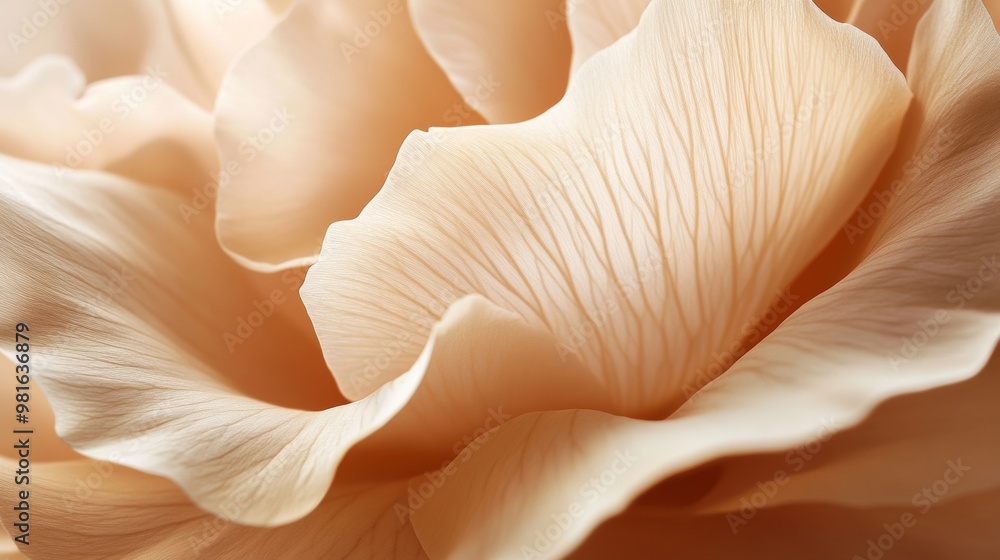 Close-up of peach colored rose petals Close-up of peach colored rose petals