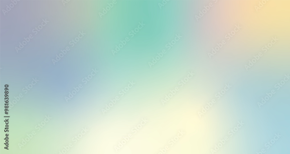 Fototapeta premium Pastel blur smooth blend gradient color background EPS vector file for versatile design