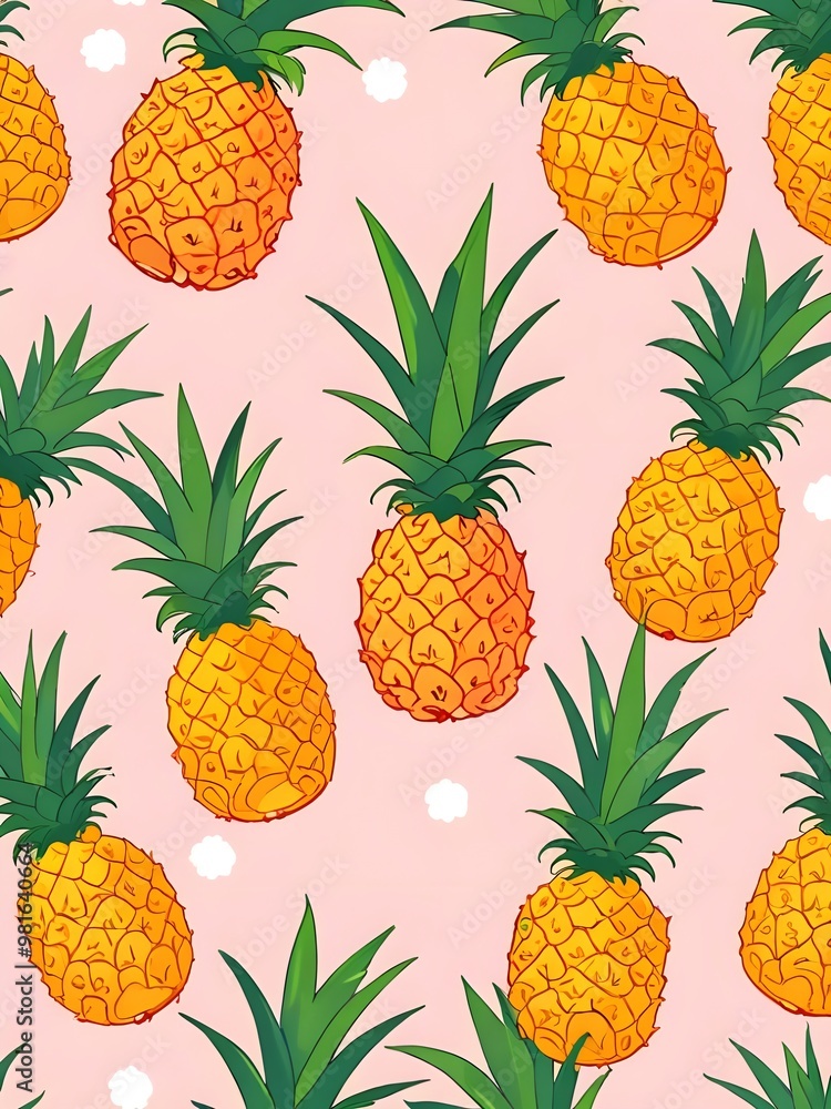 Pineapple Pattern Pineapple Pattern