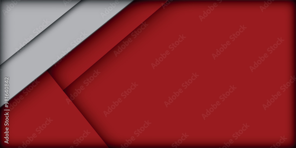 Abstract Red Background with Stripes. Vector Minimal Horizontal Banner. Abstract Red Background with Stripes. Vector Minimal Horizontal Banner.