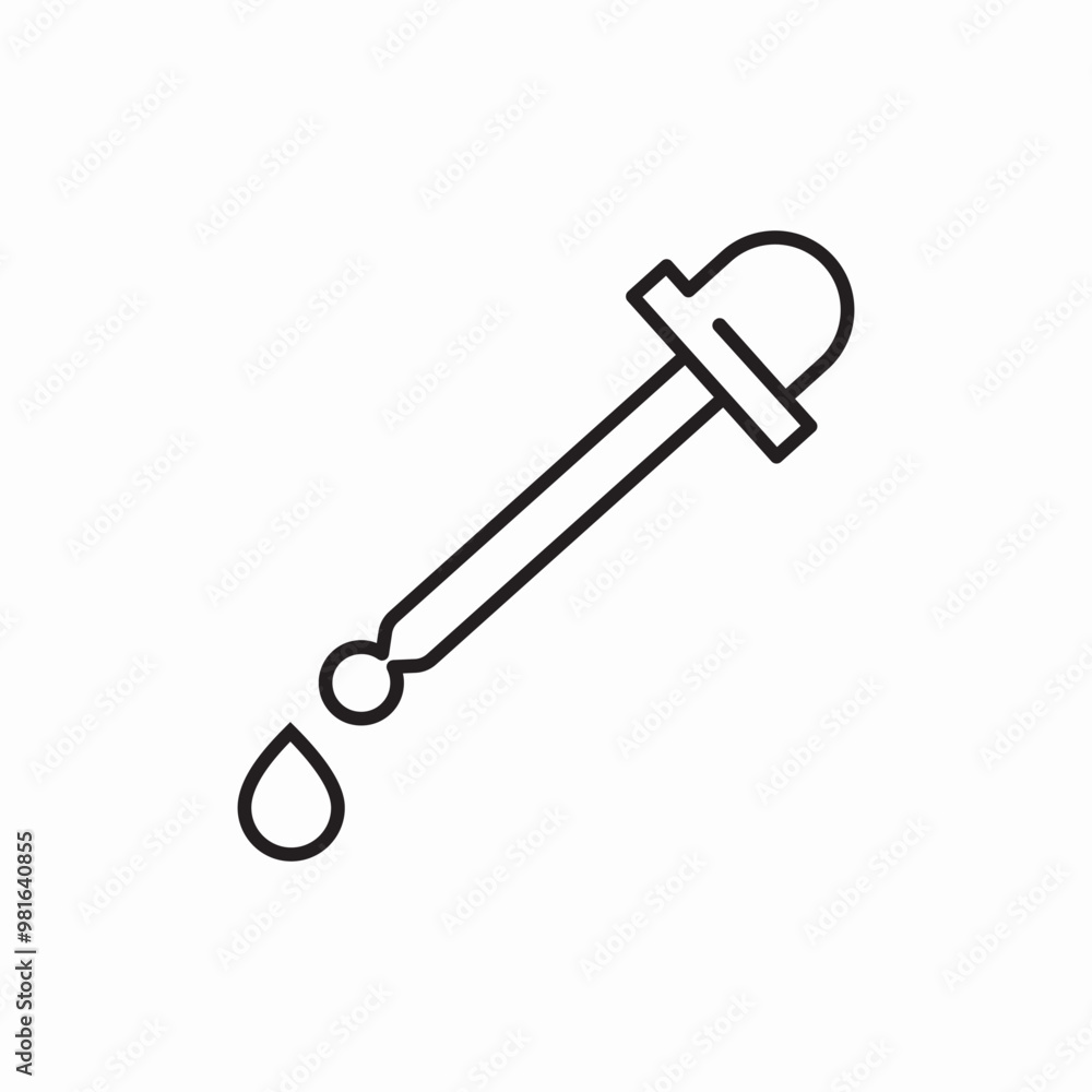 pipette drop icon sign vector pipette drop icon sign vector