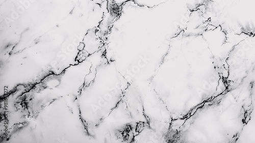 White marble texture with a detailed natural pattern, ideal for backgrounds and design