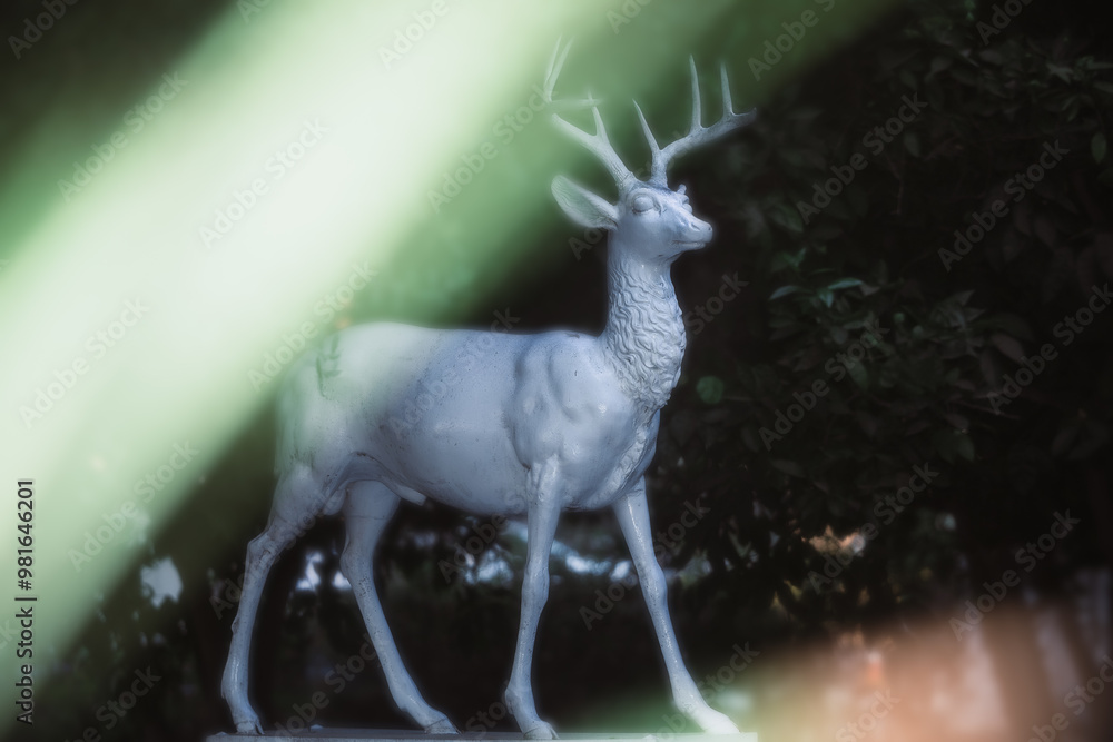 Obraz premium Deer Statue