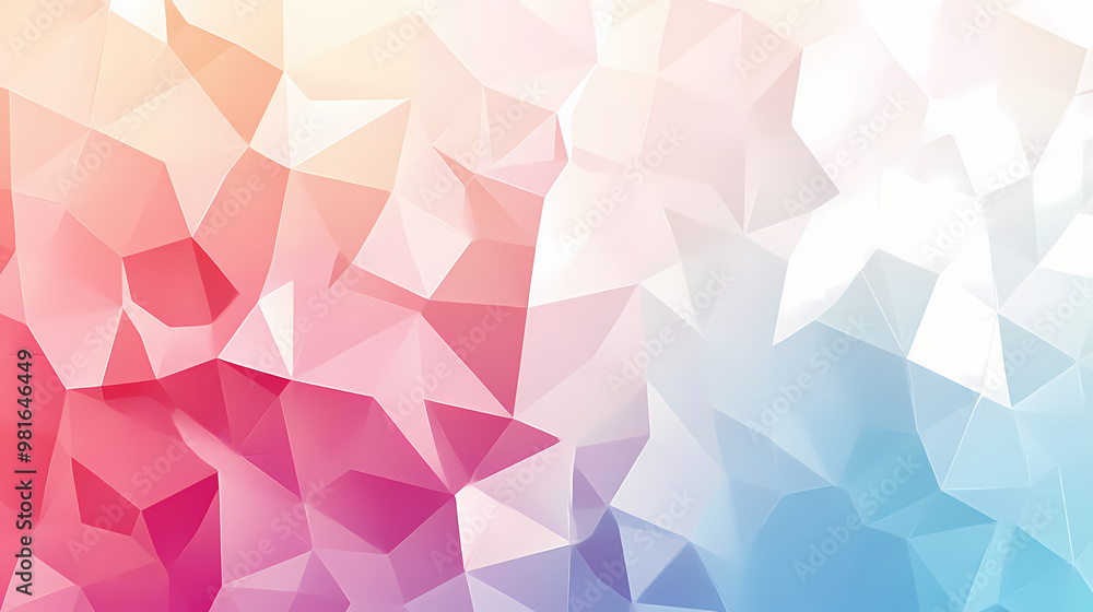 Obraz premium Creative idea of modern design with abstract geometric background. minimalistic texture with polygonal pattern. Minimalism. Illustration