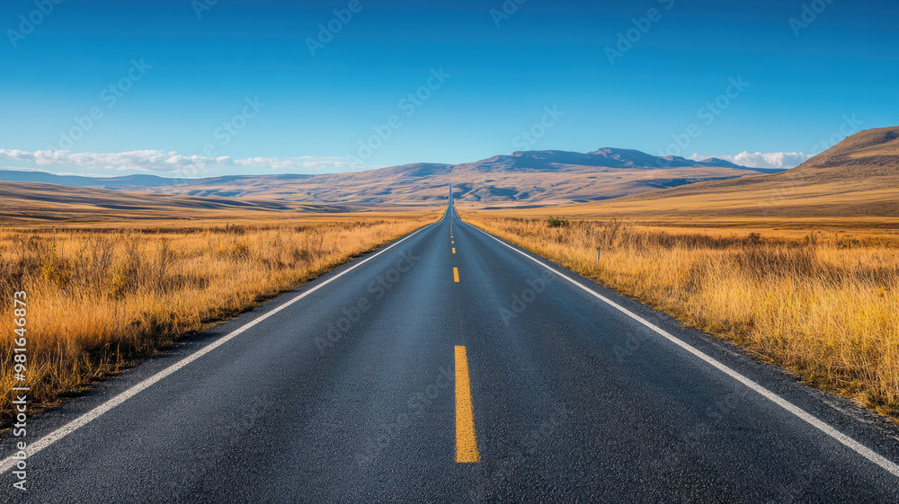 Road leading through beautiful landscape Road leading through beautiful landscape