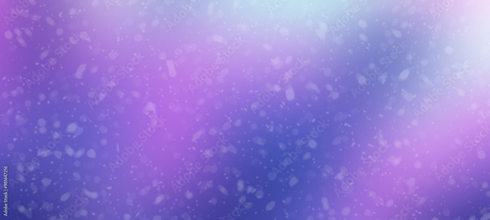 Obraz premium Snowy christmas holiday backdrop background banner pastel purple and blue