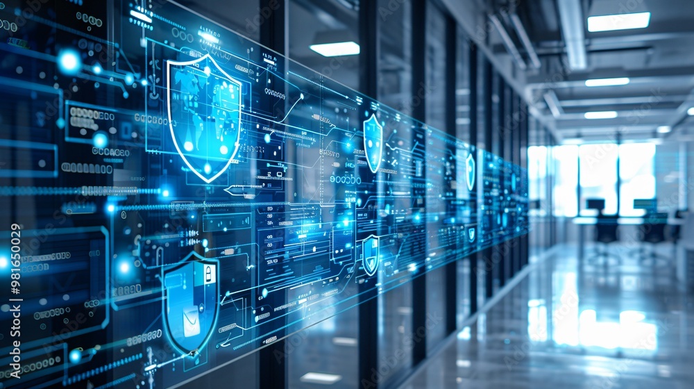 Digital security in a office with nobody Digital security in a office with nobody