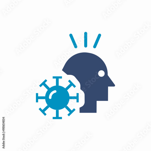infection disease icon sign vector