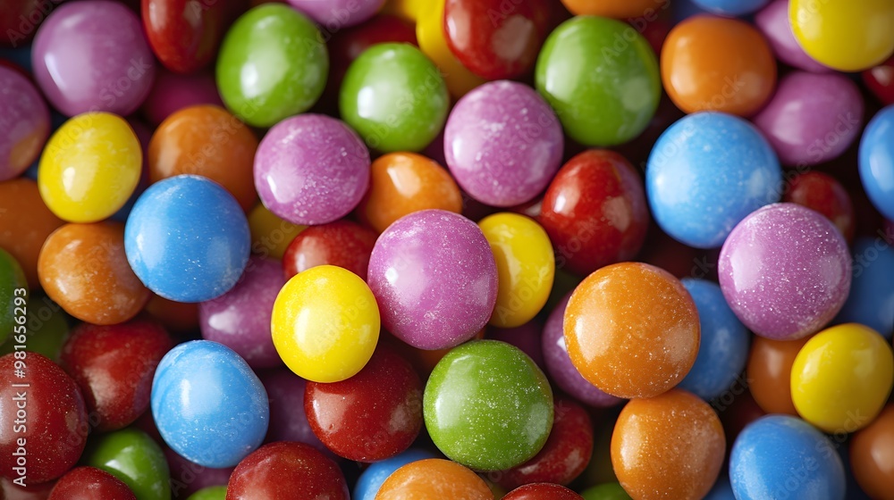 Closeup of colorful gumball candies background
Closeup of colorful gumball candies background