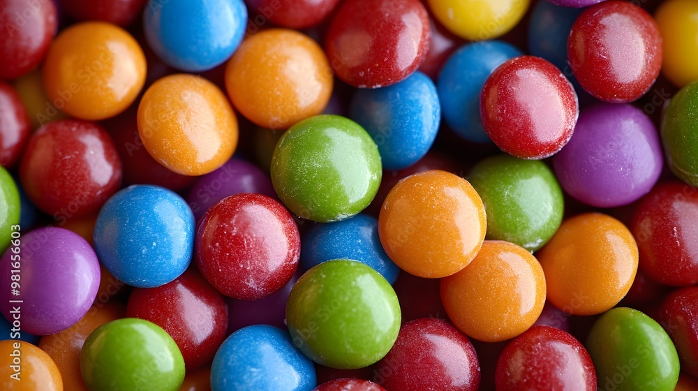 Closeup of colorful gumball candies background
Closeup of colorful gumball candies background