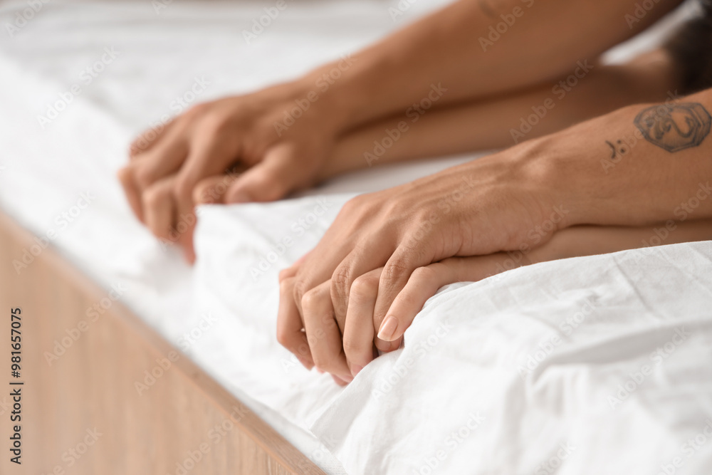 custom made wallpaper toronto digitalYoung couple having sex on bed, closeup