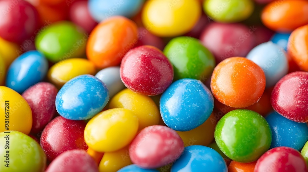 Closeup of colorful gumball candies background
Closeup of colorful gumball candies background
