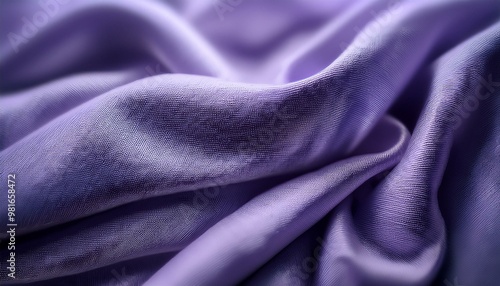 A close-up of a textile fabric, with a focus on the material's texture and a soft background