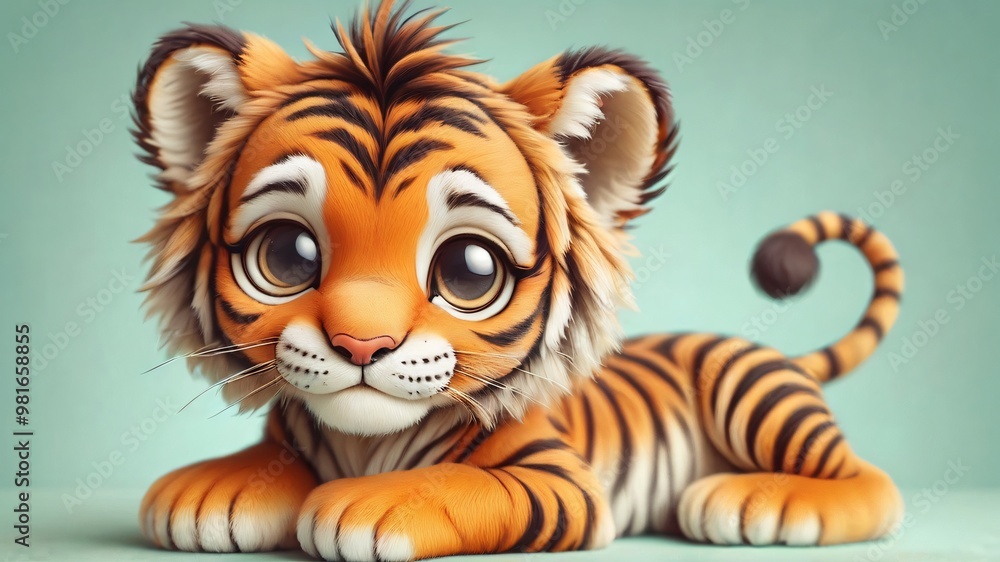 A tiger illustration A tiger illustration
