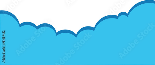 Cloud Corner Border