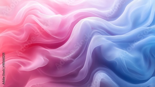 Abstract pastel colored flowing fabric texture