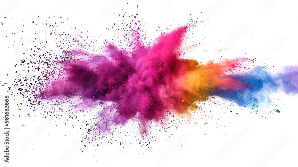 Vibrant Colorful Powder Explosion Vibrant Colorful Powder Explosion