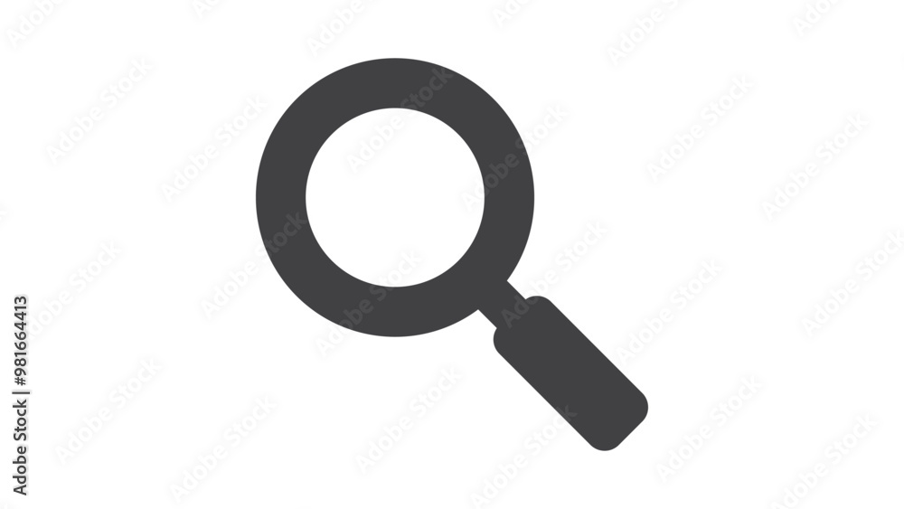 Search Icon Glyph Style, magnifying glass icon, magnifying glass loupe sign symbol, magnifier icon. Search Icon Glyph Style, magnifying glass icon, magnifying glass loupe sign symbol, magnifier icon.