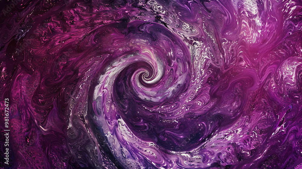 Abstract purple swirling galaxy digital art. Abstract purple swirling galaxy digital art.