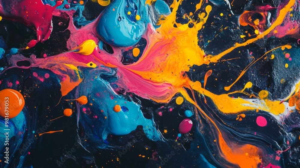 Splattered paint. abstract background generative ai Splattered paint. abstract background generative ai