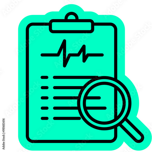 Medical Diagnosis icon, Medical, health