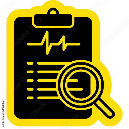 Medical Diagnosis icon, Medical, health