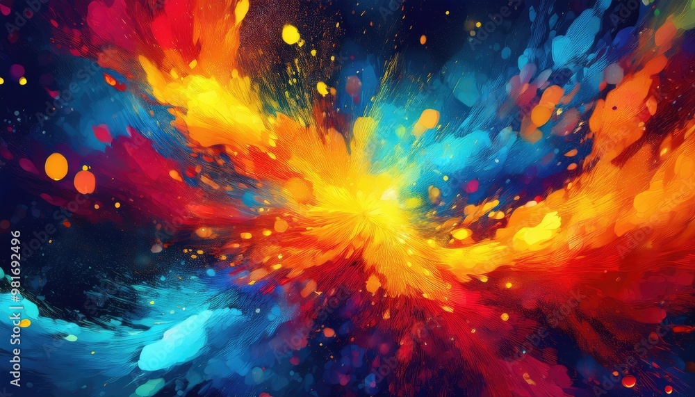 Abstract digital art with vibrant colors Abstract digital art with vibrant colors