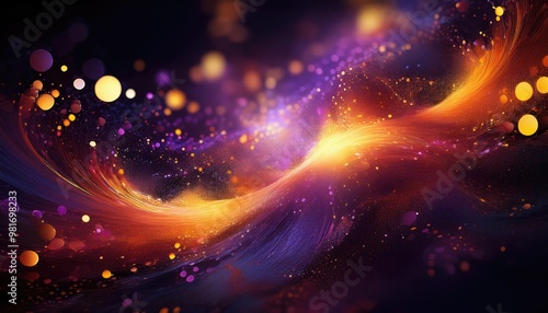 Abstract cosmic swirl