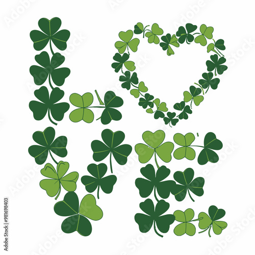 Love - St. Patrick's Day T-Shirt Design