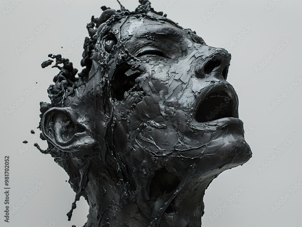 Abstract Human Sculpture: A Study of Expression and Form Abstract Human Sculpture: A Study of Expression and Form