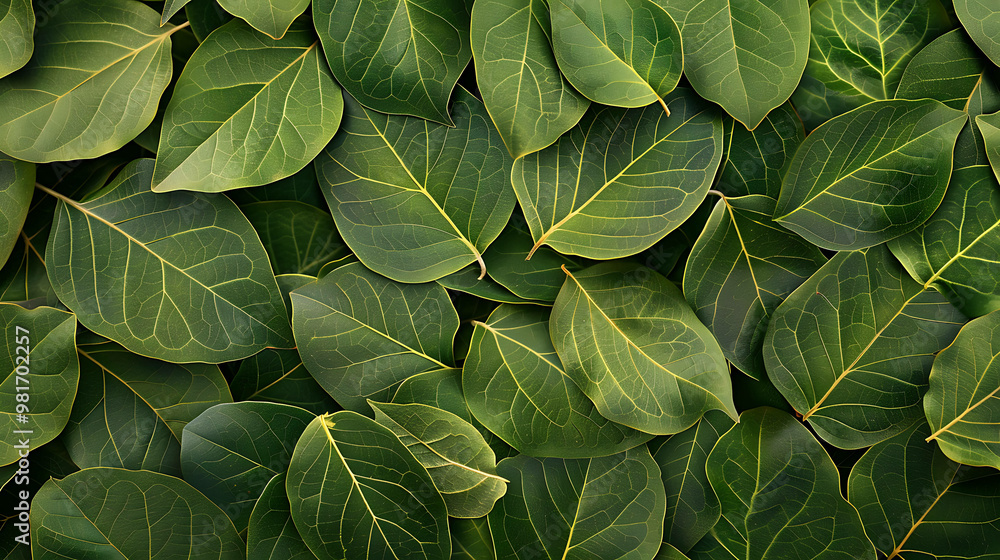 Green leaves create a beautiful natural pattern. Green leaves create a beautiful natural pattern.
