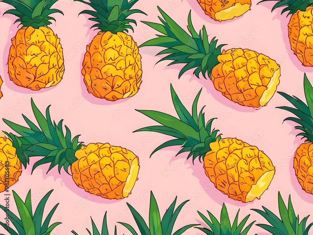 Pineapple Pattern Pineapple Pattern
