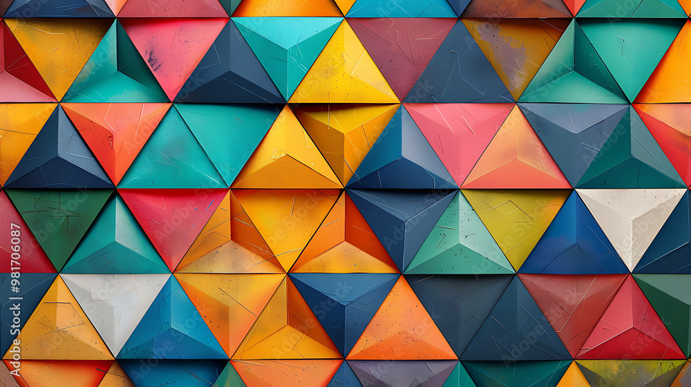 Colorful abstract pattern with geometric shapes. Colorful abstract pattern with geometric shapes.