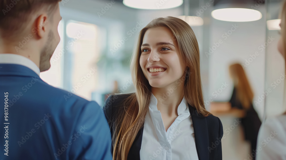Young business people in office Young business people in office