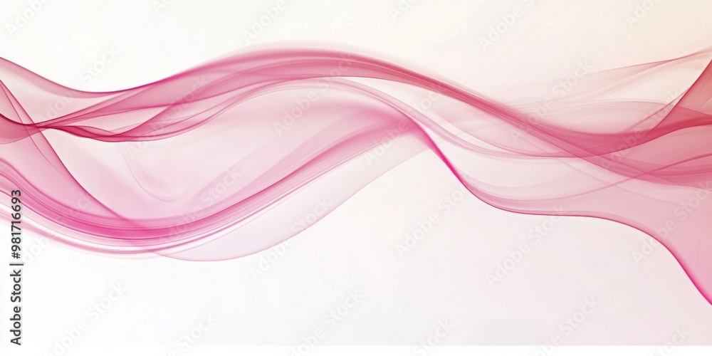 Fototapeta premium Soft pink smoke trails twist elegantly into the air, creating a dynamic visual experience. The vibrant hues transition smoothly, adding depth and texture to the serene environment.