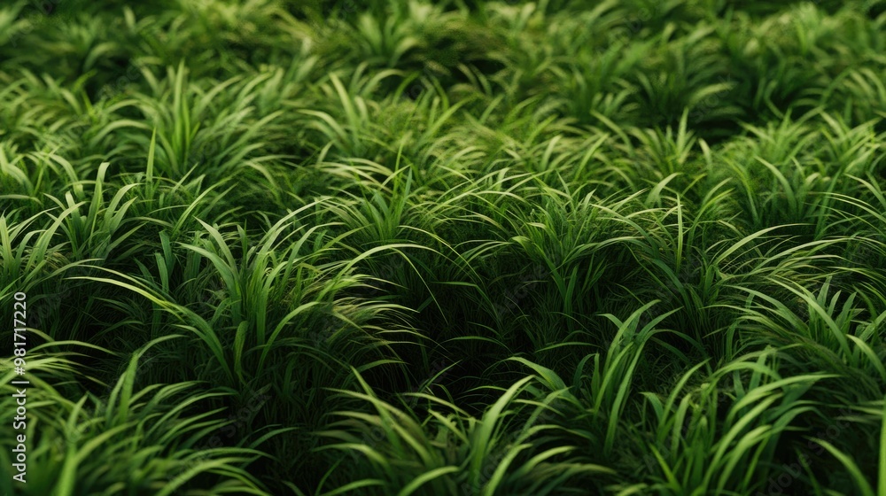 Lush green grass texture with varying lengths Lush green grass texture with varying lengths