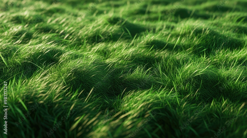 Lush green grass texture with varying lengths Lush green grass texture with varying lengths