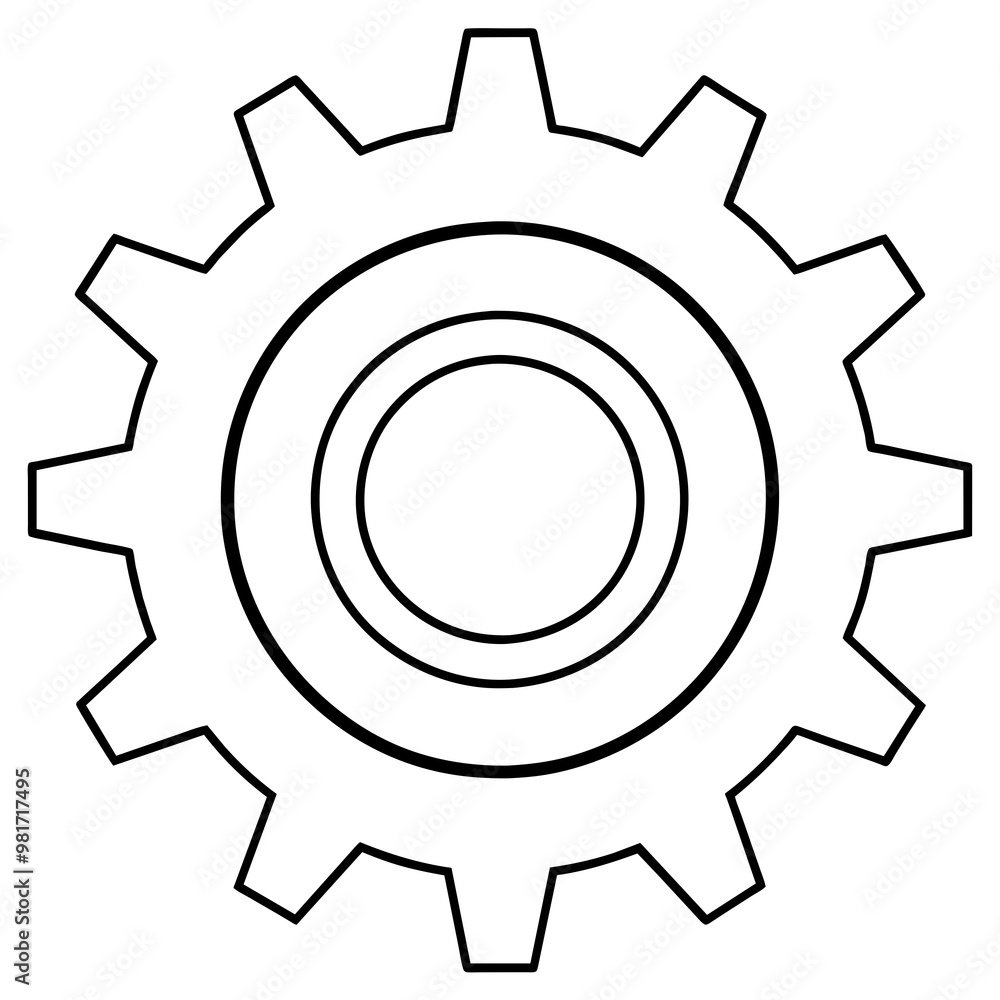 gear icon vector illustration gear icon vector illustration