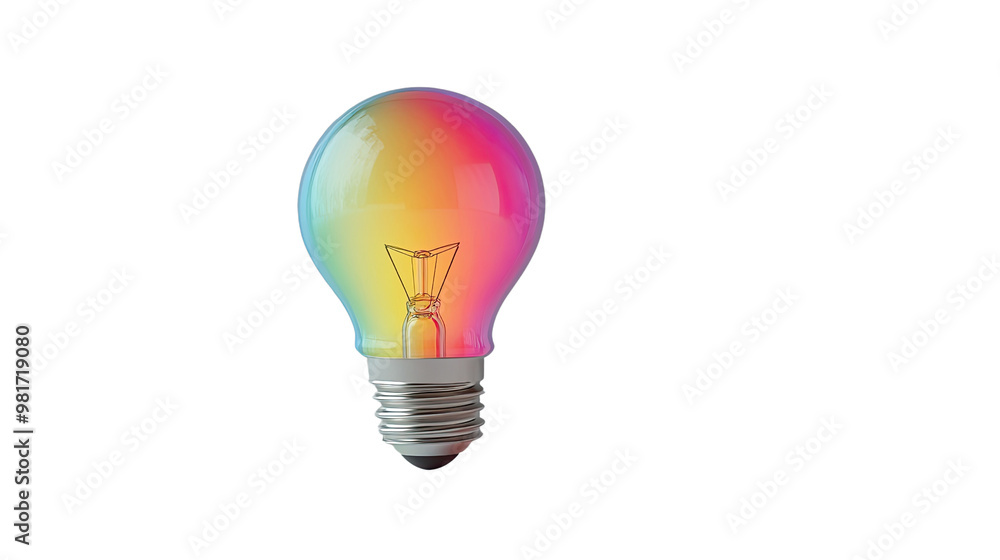 light bulb on a white transparent background light bulb on a white transparent background