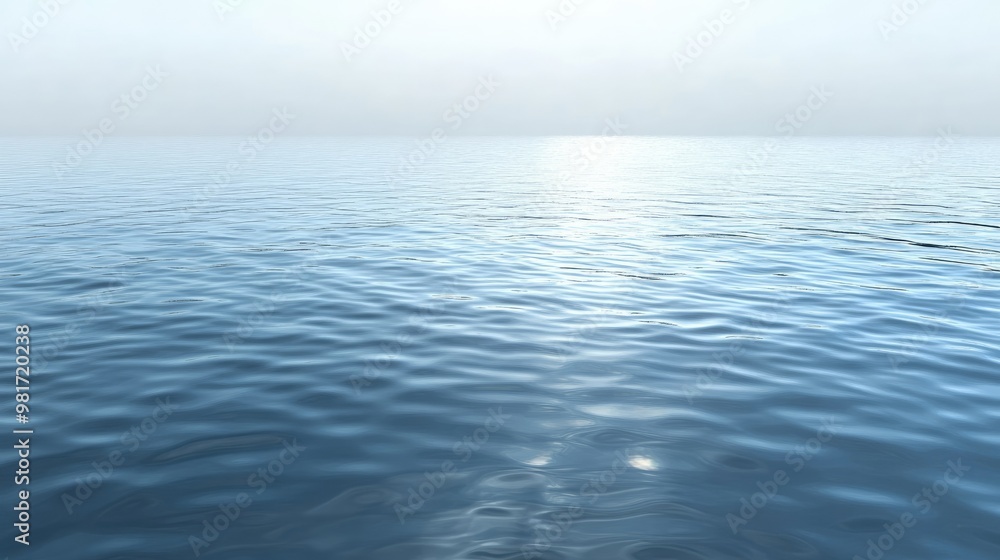 Calm water surface texture with gentle ripples and reflections for serene backgrounds Calm water surface texture with gentle ripples and reflections for serene backgrounds