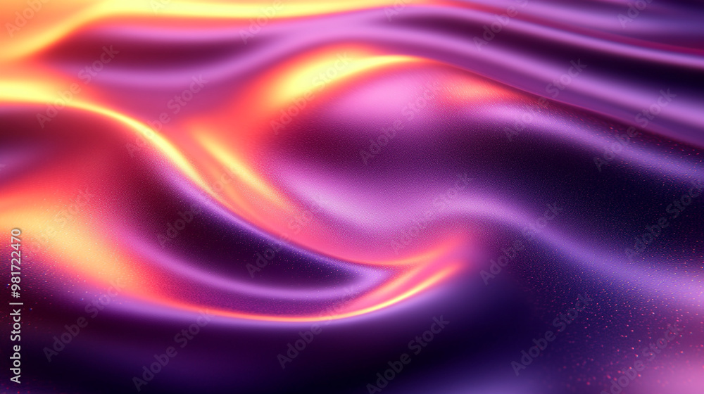 A vibrant, flowing fabric with shades of purple and orange, creating a mesmerizing, silky texture perfect for design. A vibrant, flowing fabric with shades of purple and orange, creating a mesmerizing, silky texture perfect for design.