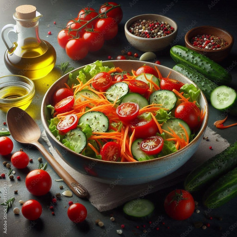 frischer Salat frischer Salat