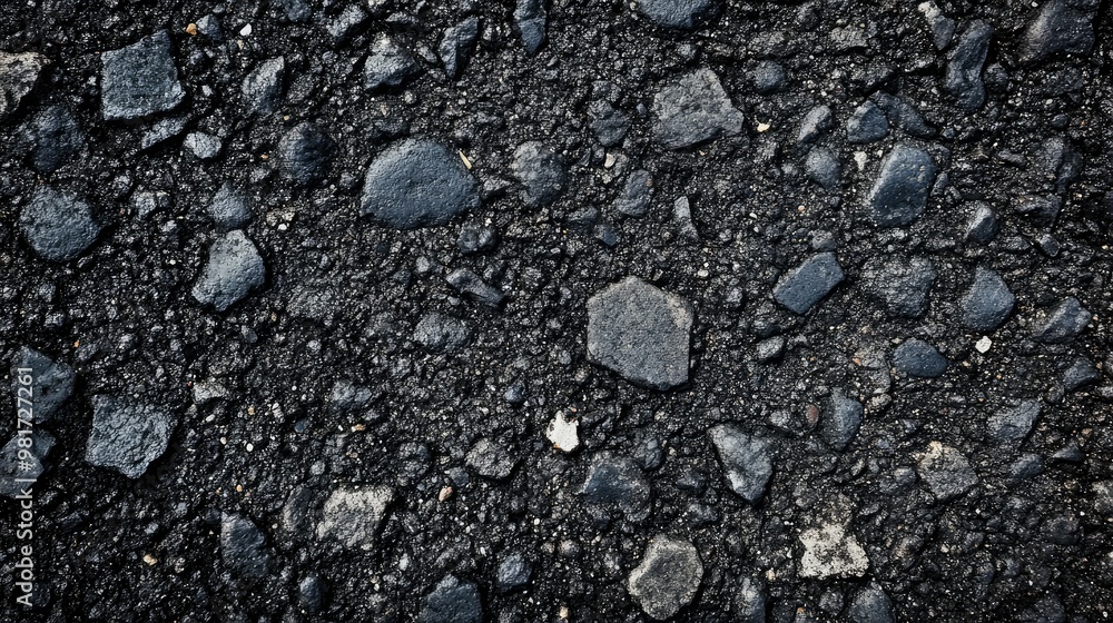 Gritty asphalt texture with coarse grains Gritty asphalt texture with coarse grains
