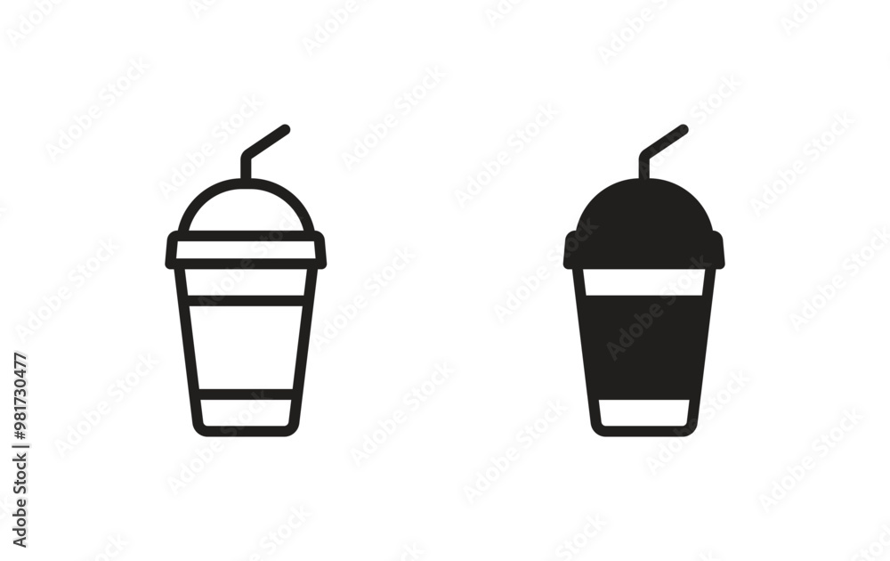Soft drink icon, Soft drink sign vector Soft drink icon, Soft drink sign vector