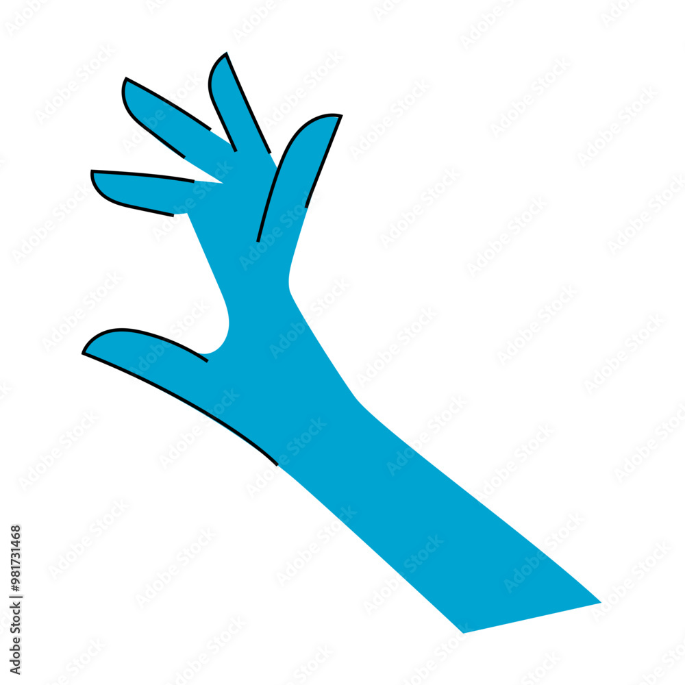 Obraz premium illustration hand picking up