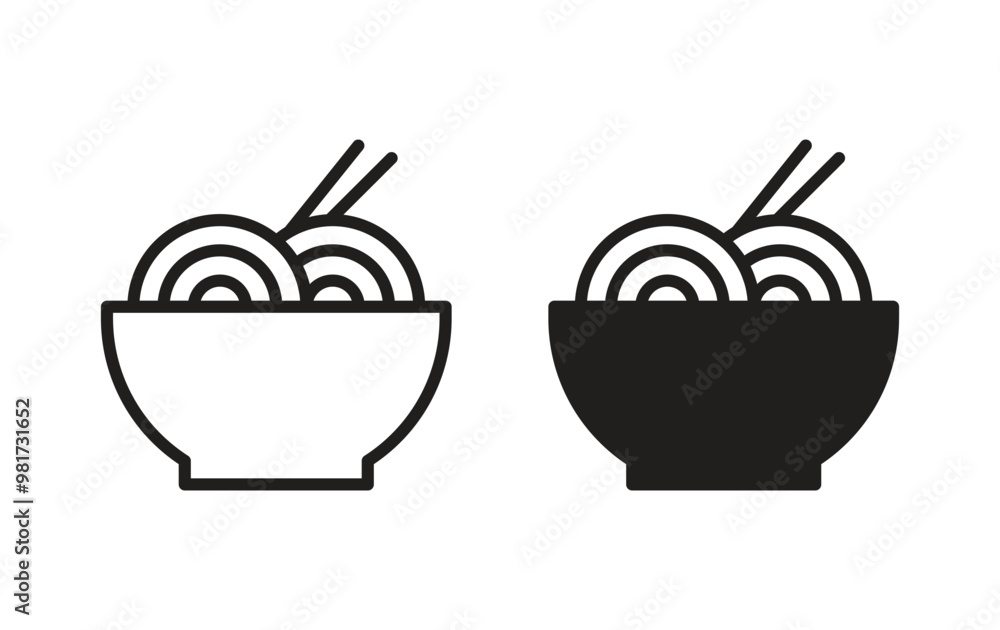 Noodle icon, Noodle sign vector Noodle icon, Noodle sign vector