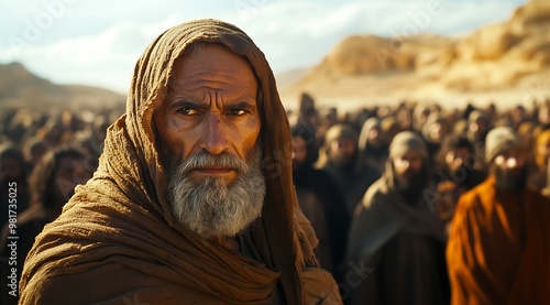 Older prophet Samuel reunited with the people of Israel