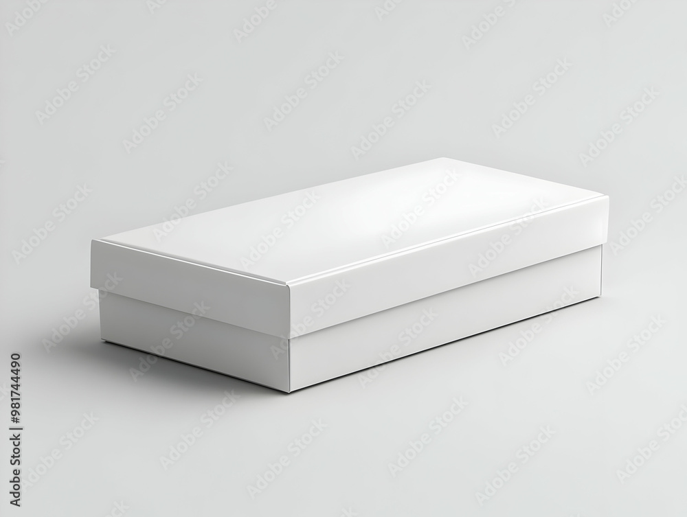 Minimalistic white box on a neutral background, ideal for packaging or storage. Perfect for product presentations and creative uses. Minimalistic white box on a neutral background, ideal for packaging or storage. Perfect for product presentations and creative uses.